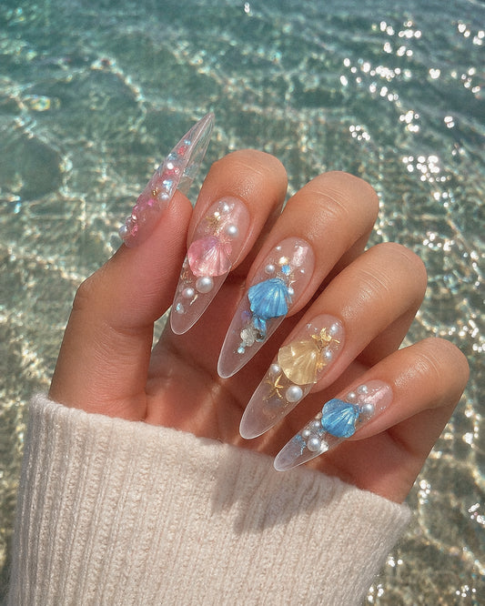 ethereal mermaid nail charm kit